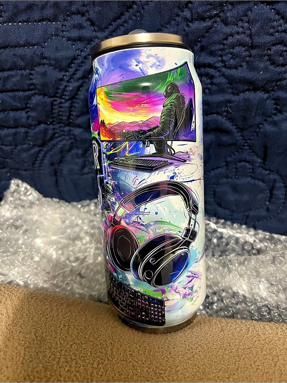 Gamer Fuel Graphic Drinkware Can